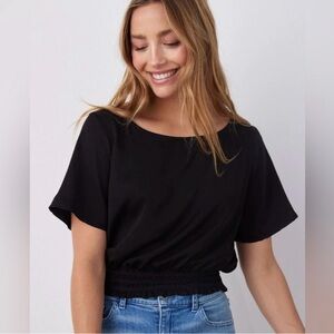 Bella Dahl Black Crop Top